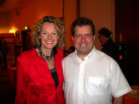 Kate Humble and Sam Wilding Yes it was a long drive south to listen to vets
